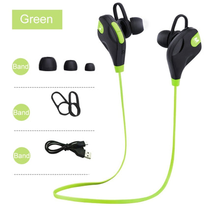M8 Wireless Bluetooth Stereo Earphone with Wire Control + Mic, Wind Tunnel WT200 Program, Support Handfree Call, For iPhone, Galaxy, Sony, HTC, Google, Huawei, Xiaomi, Lenovo and other Smartphones(Green)-garmade.com