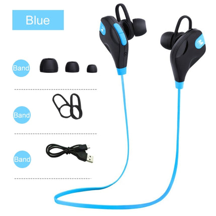 M8 Wireless Bluetooth Stereo Earphone with Wire Control + Mic, Wind Tunnel WT200 Program, Support Handfree Call, For iPhone, Galaxy, Sony, HTC, Google, Huawei, Xiaomi, Lenovo and other Smartphones(Blue)-garmade.com