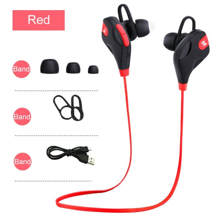 M8 Wireless Bluetooth Stereo Earphone with Wire Control + Mic, Wind Tunnel WT200 Program, Support Handfree Call, For iPhone, Galaxy, Sony, HTC, Google, Huawei, Xiaomi, Lenovo and other Smartphones(Red)-garmade.com