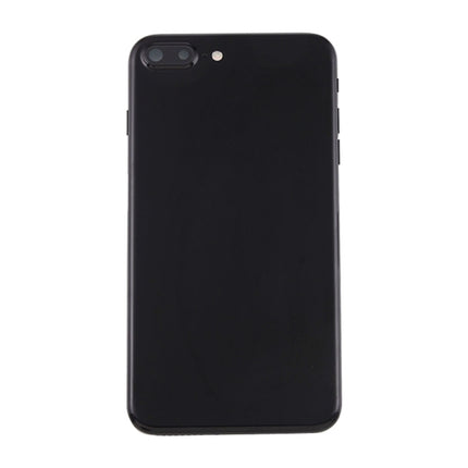 Battery Back Cover Assembly with Card Tray for iPhone 7 Plus (Jet Black)-garmade.com