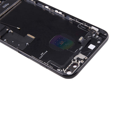 Battery Back Cover Assembly with Card Tray for iPhone 7 Plus (Jet Black)-garmade.com