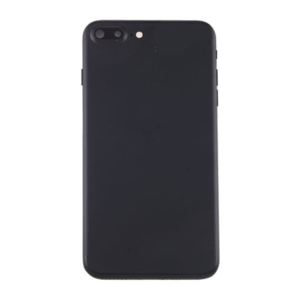 for iPhone 7 Plus Battery Back Cover Assembly with Card Tray(Black)-garmade.com