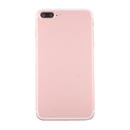Battery Back Cover Assembly with Card Tray for iPhone 7 Plus (Rose Gold)-garmade.com