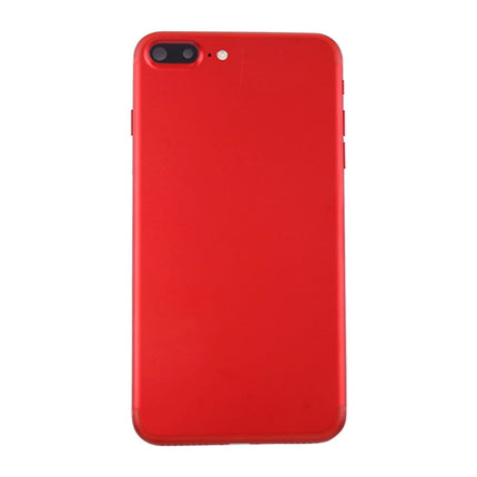 for iPhone 7 Plus Battery Back Cover Assembly with Card Tray(Red)-garmade.com