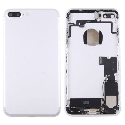 for iPhone 7 Plus Battery Back Cover Assembly with Card Tray(Silver)-garmade.com