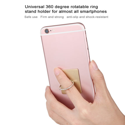 100 PCS Universal Finger Ring Mobile Phone Holder Stand(Gold)-garmade.com
