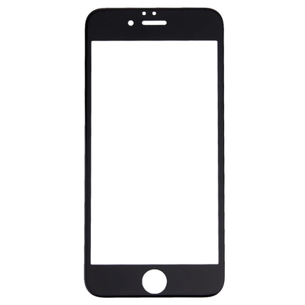 0.1mm 9H Full Screen Flexible Fiber Tempered Glass Film for iPhone SE 2020 / 8 / 7(Black)-garmade.com