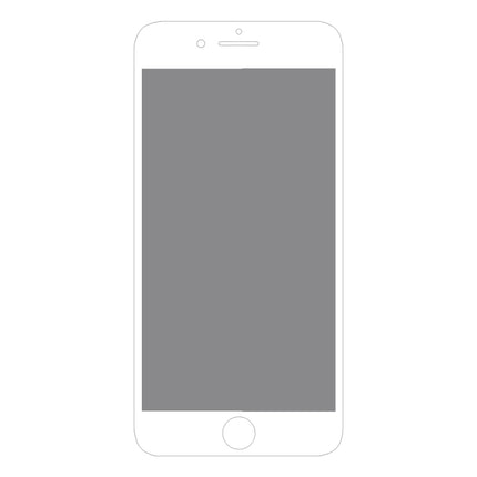 9H 6D Anti-glare Tempered Glass Film for iPhone SE 2020 / 8 / 7(White)-garmade.com