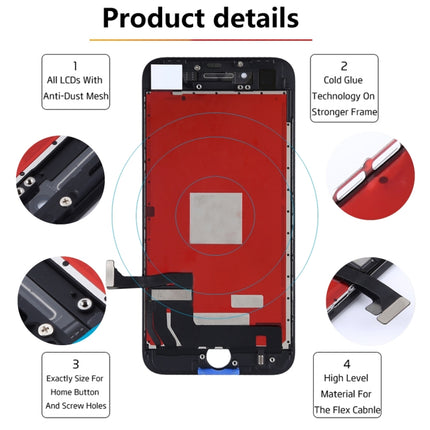LCD Screen and Digitizer Full Assembly for iPhone 8(Black)-garmade.com