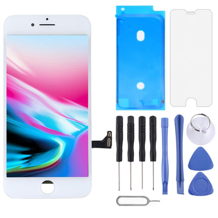 LCD Screen and Digitizer Full Assembly for iPhone 8(White)-garmade.com