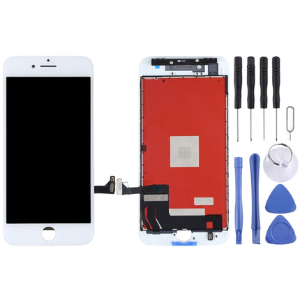 LCD Screen and Digitizer Full Assembly for iPhone 8(White)-garmade.com