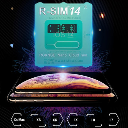 R-SIM 14 V18 Ultra Universal ICCID SIM Unlock Card for iPhone X, XS, XR, XS Max, 8 & 8 Plus, 7 & 7 Plus-garmade.com