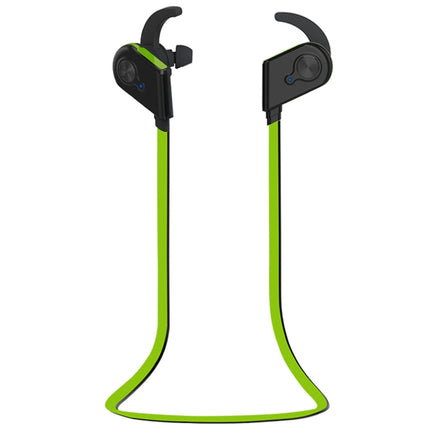 S20 Magnetic Switch Sweatproof Motion Wireless Bluetooth In-Ear Headset with Indicator Light & Mic, Distance: 10m, For iPad, Laptop, iPhone, Samsung, HTC, Huawei, Xiaomi, and Other Smart Phones(Green)-garmade.com