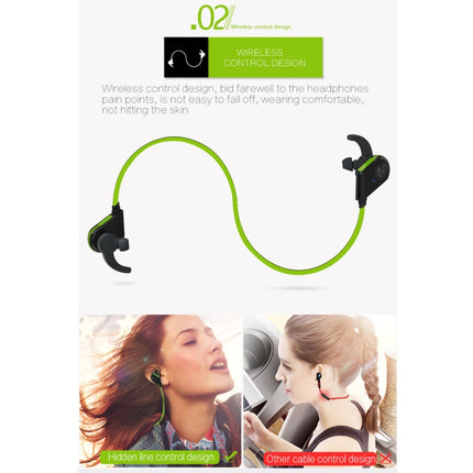 S20 Magnetic Switch Sweatproof Motion Wireless Bluetooth In-Ear Headset with Indicator Light & Mic, Distance: 10m, For iPad, Laptop, iPhone, Samsung, HTC, Huawei, Xiaomi, and Other Smart Phones(Red)-garmade.com