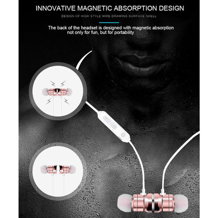 X3 Magnetic Absorption Sports Bluetooth 5.0 In-Ear Headset with HD Mic, Support Hands-free Calls, Distance: 10m(Black)-garmade.com