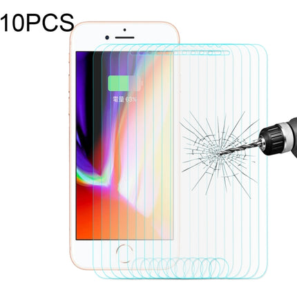 10 PCS ENKAY for iPhone 8 & 7 0.26mm 9H Hardness 2.5D Curved Tempered Glass Screen Film-garmade.com