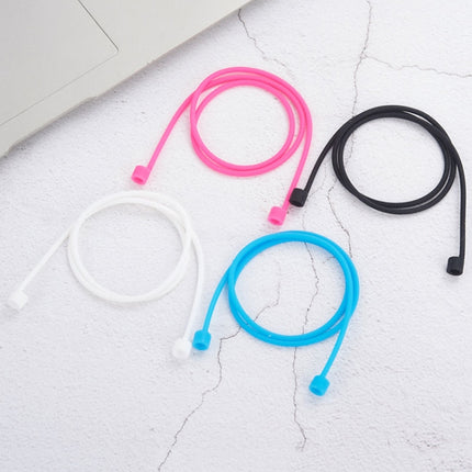 Wireless Bluetooth Earphone Anti-lost Strap Silicone Unisex Headphones Anti-lost Line for Apple AirPods 1/2, Cable Length: 60cm(Blue)-garmade.com