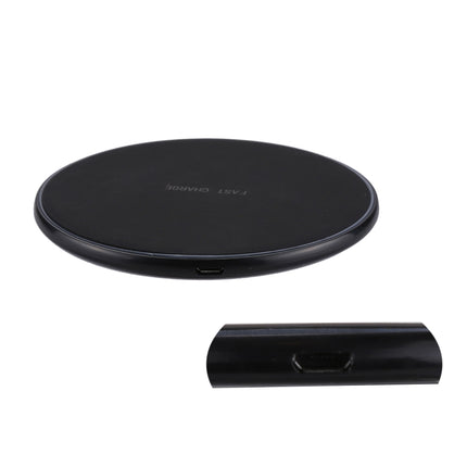 DC 9V 1.67A / 5V 1A Universal Round Shape Qi Standard Fast Wireless Charger with Indicator Light-garmade.com