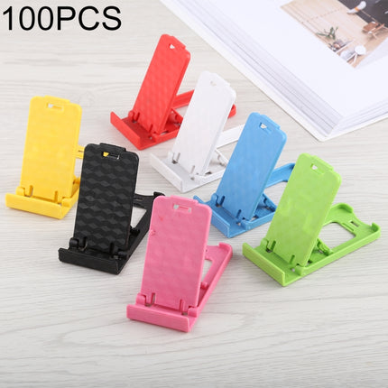 100 PCS Mini Universal Adjustable Foldable Phone Desk Holder, For iPhone, iPad, Samsung, Huawei, Xiaomi other Smartphones and Tablets, Random Color Delivery-garmade.com