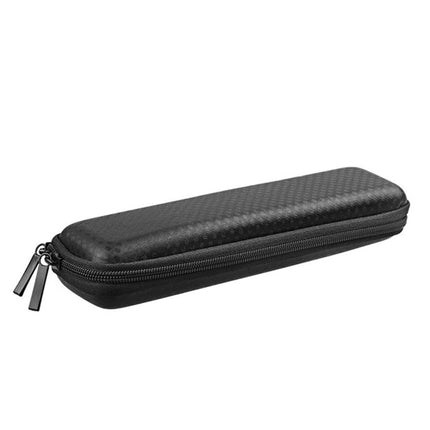 For Apple Pencil / iPad Pro Pencil Portable Anti-lost Storage Bag TouchPen Leather Zipper Protective Box(Black)-garmade.com