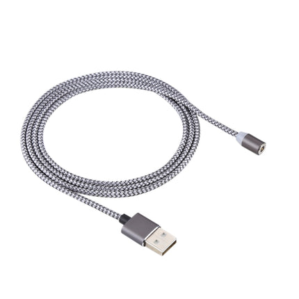 1.05m 8 Pin + Micro USB + USB-C / Type-C to USB Weave Data Sync Charging Cable with LED Indicator-garmade.com