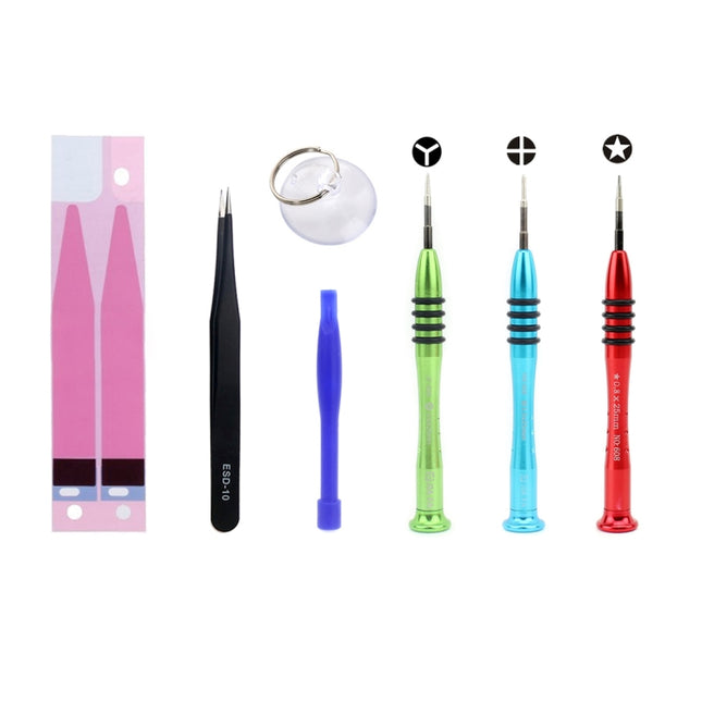 JIAFA JF-8163 7 in 1 Battery Repair Tool Set for iPhone 8-garmade.com