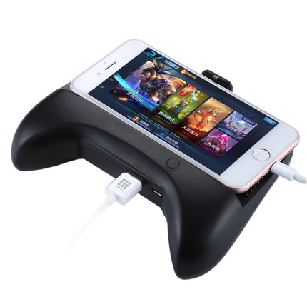 CCF-013 Multi-function 3 in 1 Phone Gamepad Holder Handle with Charging / Radiating, For iPhone, Galaxy, Huawei, Xiaomi, LG, HTC, Sony, Google and other Smartphones(Black)-garmade.com