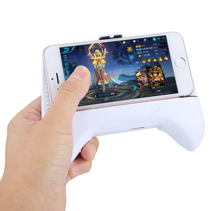 CCF-013 Multi-function 3 in 1 Phone Gamepad Holder Handle with Charging / Radiating, For iPhone, Galaxy, Huawei, Xiaomi, LG, HTC, Sony, Google and other Smartphones(White)-garmade.com