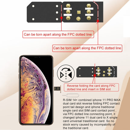 R-SIM 14+ Large Capacity Smart Upgraded iOS 13 System Fast Unlocking Card for iPhone 11 Pro Max, iPhone 11 Pro, iPhone 11, iPhone X, iPhone XS, iPhone 8 & 8 Plus-garmade.com