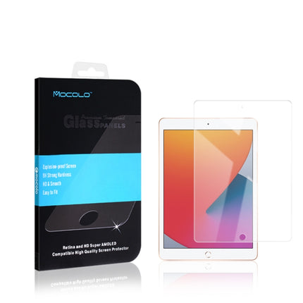mocolo 0.33mm 9H 2.5D Tempered Glass Film for iPad 10.2(2020)(Transparent)-garmade.com