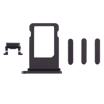Card Tray + Volume Control Key + Power Button + Mute Switch Vibrator Key for iPhone 8 (Grey)-garmade.com
