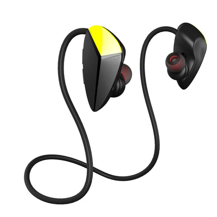 awei A887BL Outdoor Sports IPX4 Waterproof Anti-sweat Fashion After Hanging Design Stereo Bluetooth Earphone, For iPhone, Galaxy, Xiaomi, Huawei, HTC, Sony and Other Smartphones (Black)-garmade.com