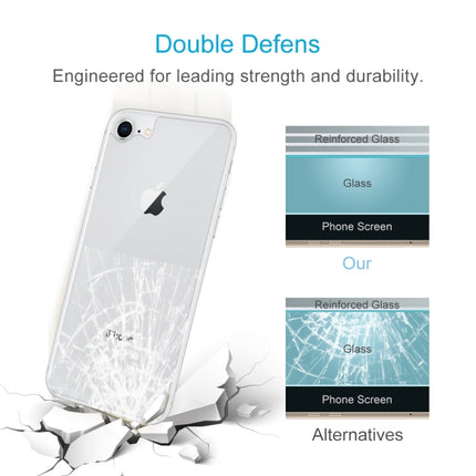 For iPhone 8 & 7 0.3mm 9H Surface Hardness 2.5D Curved Edge Explosion-proof Premium Tempered Glass Back Screen Protector-garmade.com