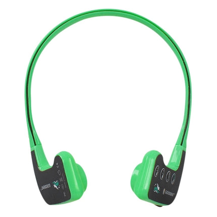 Bone Conduction Headphone Swimming Teaching Bluetooth Headphone(Green)-garmade.com