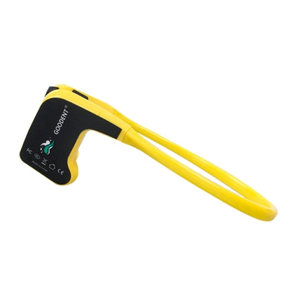Bone Conduction Headphone Swimming Teaching Bluetooth Headphone(Yellow)-garmade.com