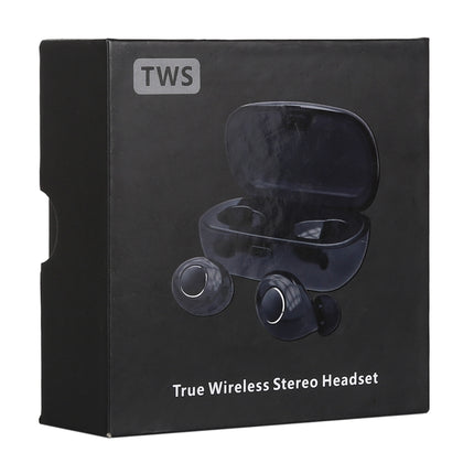 X8 TWS Outdoor Sports Portable In-ear Bluetooth V5.0 Earphone with Charging Box(Black)-garmade.com