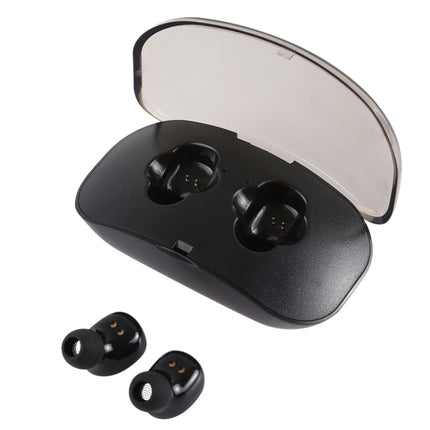 X-I8S Outdoor Sports Portable In-ear Bluetooth V4.2 Earphone with Charging Box (Black)-garmade.com