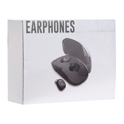 X-I8S Outdoor Sports Portable In-ear Bluetooth V4.2 Earphone with Charging Box (Black)-garmade.com