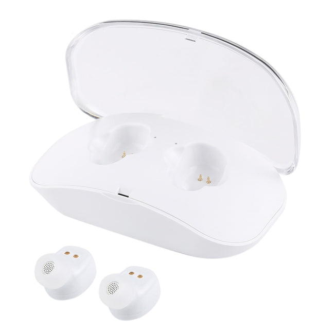 X-I8S Outdoor Sports Portable In-ear Bluetooth V4.2 Earphone with Charging Box (White)-garmade.com