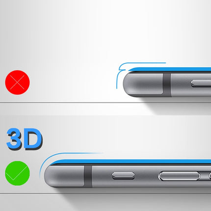 mocolo 0.33mm 9H 3D Round Edge Tempered Glass Film for iPhone SE 2020 / 8 / 7(Black)-garmade.com