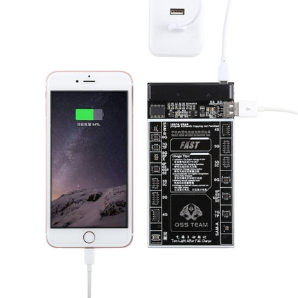 W218 Smartphone Battery Fast Charging and Activated Board 2 in 1 Tool for iPhone X & 8 Plus & 8 & 7 Plus & 6s Plus & 6s & 6 Plus & 6 & 5C & 5SE & 5S & 5 & 4S & 4-garmade.com