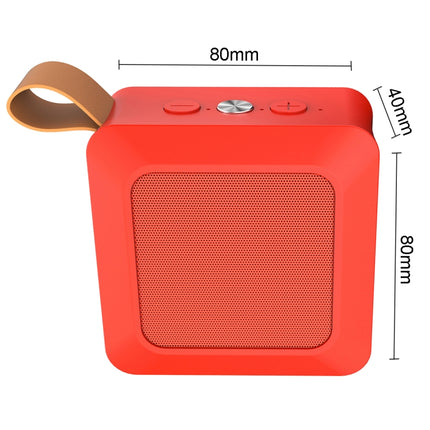 SARDiNE A12 Outdoor Wireless Bluetooth Speaker with Microphone, Support Hands-free Answering Phone & FM radio & TF card(Red)-garmade.com