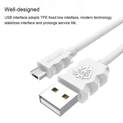 Lenyes LC807 1m 2.1A Output USB to 8 Pin PVC Data Sync Fast Charging Cable-garmade.com
