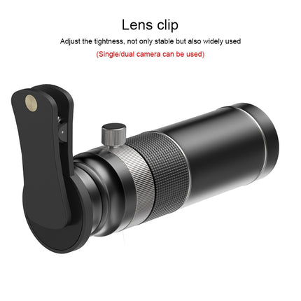 Universal 20X Mobile Phone HD Telephoto Telescope Lens with Tripod & Clip-garmade.com