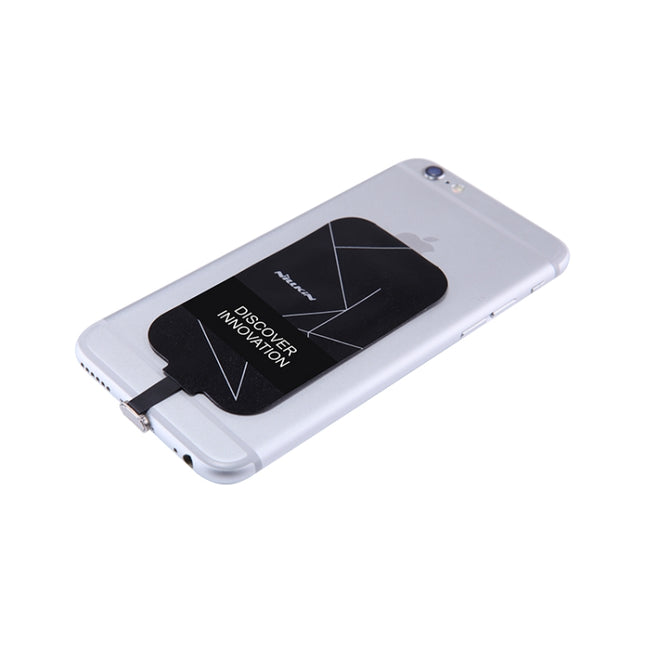 NILLKIN Magic Tag QI Standard Wireless Charging Receiver for iPhone 7 / 6s / 6 / 5S / 5, with 8 Pin Port, Length: 98mm-garmade.com