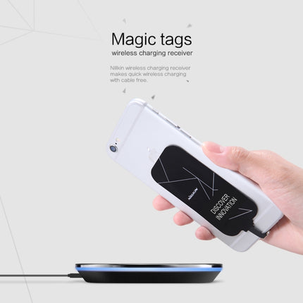 NILLKIN Magic Tag QI Standard Wireless Charging Receiver for iPhone 7 / 6s / 6 / 5S / 5, with 8 Pin Port, Length: 98mm-garmade.com