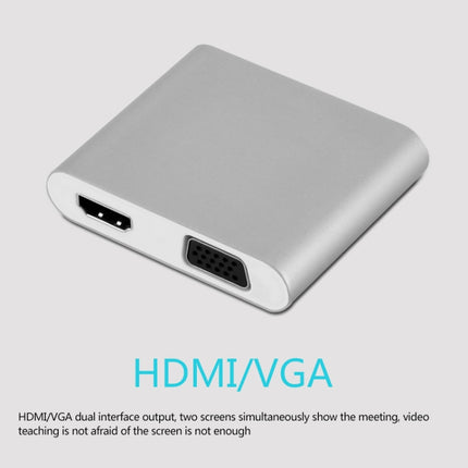 Onten 9167 USB Female to HDMI 1080P / VGA HD Converter for iPhone / Android-garmade.com