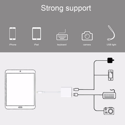 NK101 8 Pin to USB Camera Reader Adapter, Compatible with IOS 9.1 and Above Systems-garmade.com