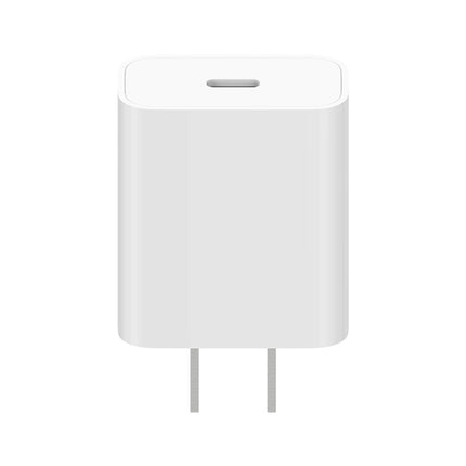 Original Xiaomi AD201 20W Single USB-C / Type-C Interface Travel Charger Quick Charge Version, US Plug(White)-garmade.com