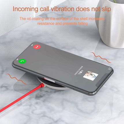 10W Portable Suction Cup Mobile Phone Fast Charging Wireless Charger, Length: 1.5m(Grey White)-garmade.com
